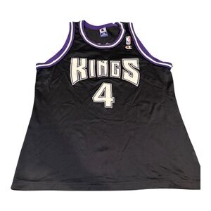 Vintage Champion Sacramento Kings Chris Webber No 4 Jersey Mens Lg NBA